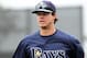 March 12, 2013; Port Charlotte, FL, USA; Tampa Bay Rays right fielder Wil Myers (60) against the New York Yankees at Charlotte Sports Park. Mandatory Credit: Kim Klement-USA TODAY Sports