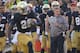 SOUTH BEND, IN - NOVEMBER 17: Head coach Brian Kelly of the Notre Dame Fighting Irish watches as Cierre Wood #20 runs against the Wake Forest Demon Deacons at Notre Dame Stadium on November 17, 2012 in South Bend, Indiana. Notre Dame defeated Wake Forest 38-0. (Photo by Jonathan Daniel/Getty Images)