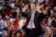 DAYTON, OH - MARCH 24: Head coach Fred Hoiberg of the Iowa State Cyclones looks on from the sideline in the second half against the Ohio State Buckeyes during the third round of the 2013 NCAA Men's Basketball Tournament at UD Arena on March 24, 2013 in Dayton, Ohio. (Photo by Jason Miller/Getty Images)