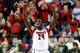 LEXINGTON, KY - MARCH 23: Montrezl Harrell #24 of the Louisville Cardinals celebrates late in the game against the Colorado State Rams during the third round of the 2013 NCAA Men's Basketball Tournament at Rupp Arena on March 23, 2013 in Lexington, Kentucky. (Photo by Andy Lyons/Getty Images)