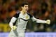 BRUSSELS, BELGIUM - OCTOBER 16: Thibaut Courtois of Belgium celebrates their first goal during the FIFA 2012 World Cup Qualifier match between Belgium and Scotland on October 16, 2012 in Brussels, Belgium. (Photo by Scott Heavey/Getty Images)