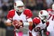 ST. LOUIS, MO - OCTOBER 4: Kevin Kolb #4 of the Arizona Cardinals looks to pass the ball against the St. Louis Rams at the Edward Jones Dome on October 4, 2012 in St. Louis, Missouri. (Photo by Dilip Vishwanat/Getty Images)