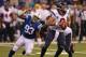 INDIANAPOLIS, IN - DECEMBER 30: Matt Schaub #8 of the Houston Texans looks for a receiver as Dwight Freeney #93 of the Indianapolis Colts rushes at Lucas Oil Stadium on December 30, 2012 in Indianapolis, Indiana. The Colts defeated the Texans 28-16. (Photo by Jonathan Daniel/Getty Images)