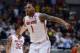 LOS ANGELES, CA - MARCH 28: Deshaun Thomas #1 of the Ohio State Buckeyes reacts late in the second half after LaQuinton Ross #10 makes a three-pointer against the Arizona Wildcats during the West Regional of the 2013 NCAA Men's Basketball Tournament at Staples Center on March 28, 2013 in Los Angeles, California. (Photo by Harry How/Getty Images)