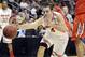 Mar 28, 2013; Los Angeles, CA, USA; Ohio State Buckeyes guard Aaron Craft (4) goes after a ball during the second half of the semifinals of the West regional of the 2013 NCAA tournament against the Arizona Wildcats at the Staples Center. Ohio State beat Arizona 73-70. Mandatory Credit: Richard Mackson-USA TODAY Sports