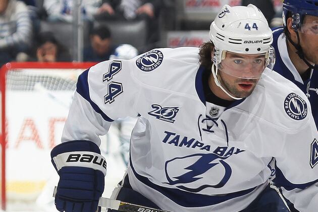 Lightning's Nate Thompson Suspended Two Games for Illegal Check to the Head