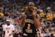 SALT LAKE CITY, UT - MARCH 21: Malcolm Armstead #2 of the Wichita State Shockers celebrates after a foul was called on the Pittsburgh Panthers in the first half during the second round of the 2013 NCAA Men's Basketball Tournament at EnergySolutions Arena on March 21, 2013 in Salt Lake City, Utah. (Photo by Harry How/Getty Images)