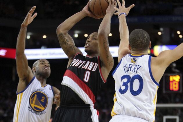 Lillard Doesn't Get Three-Point Record in Hometown