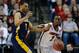 Mar 21, 2013; Lexington , KY, USA; Louisville Cardinals guard Russ Smith (2) dribbles against North Carolina A&T Aggies forward Austin Witter (31) in the second half during the second round of the 2013 NCAA tournament at Rupp Arena. Louisville defeated North Carolina A&T 79-48. Mandatory Credit: Jamie Rhodes-USA TODAY Sports