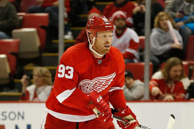 Franzen, Samuelsson in Lineup vs. Blackhawks