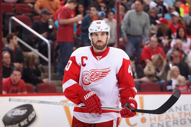 Zetterberg Sits out Today's Game, Listed as Day-to-Day with Lower-Body Injury