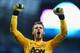 MANCHESTER, ENGLAND - DECEMBER 09: David De Gea of Manchester United celebrates at the end of the Barclays Premier League match between Manchester City and Manchester United at the Etihad Stadium on December 9, 2012 in Manchester, England. (Photo by Clive Mason/Getty Images)