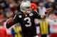 OAKLAND, CA - DECEMBER 16: Carson Palmer #3 of the Oakland Raiders drops back to pass against the Kansas City Chiefs in the second quarter at Oakland-Alameda County Coliseum on December 16, 2012 in Oakland, California. (Photo by Thearon W. Henderson/Getty Images)