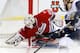 Ryan Faragher backstopped St. Cloud State to its first-ever Frozen Four (Toledo Blade photo).