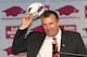 Arkansas head coach Bret Bielema