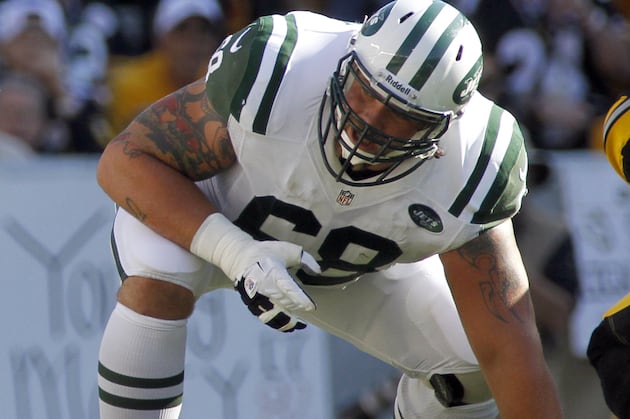 Ex-Jets G Slauson Agrees on 1-Year Bears Deal