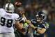 SEATTLE, WA - AUGUST 30: Quarterback Matt Flynn #15 of the Seattle Seahawks passes against Jamie Cumbie #98 of the Oakland Raiders at CenturyLink Field on August 30, 2012 in Seattle, Washington. The Seahawks defeated the Raiders 21-3. (Photo by Otto Greule Jr/Getty Images)