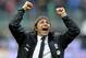 MILAN, ITALY - MARCH 30: Juventus FC head coach Antonio Conte celebrates victory at the end of the Serie A match between FC Internazionale Milano and Juventus FC at San Siro Stadium on March 30, 2013 in Milan, Italy. (Photo by Claudio Villa/Getty Images)