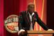 SPRINGFIELD, MA - AUGUST 12: Dennis Rodman gestures during the Basketball Hall of Fame Enshrinement Ceremony at Symphony Hall on August 12, 2011 in Springfield, Massachusetts. (Photo by Jim Rogash/Getty Images)