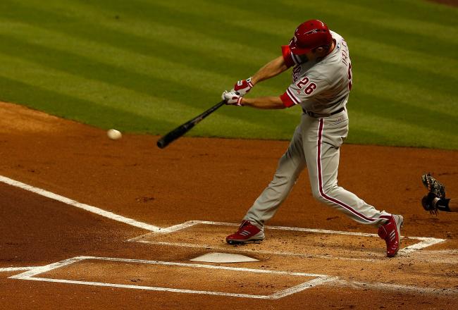 Chase Utley has now matched Freddie Freeman with three RBI.
