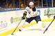 UNIONDALE, NY - FEBRUARY 09: Jordan Leopold #3 of the Buffalo Sabres skates with the puck against the New York Islanders during their game at Nassau Veterans Memorial Coliseum on February 9, 2013 in Uniondale, New York. (Photo by Al Bello/Getty Images)