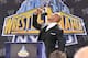EAST RUTHERFORD, NJ - FEBRUARY 16: Dwayne 'The Rock' Johnson attends a press conference to announce that MetLife Stadium will host WWE Wrestlemania 29 in 2013 at MetLife Stadium on February 16, 2012 in East Rutherford, New Jersey. (Photo by Michael N. Todaro/Getty Images)