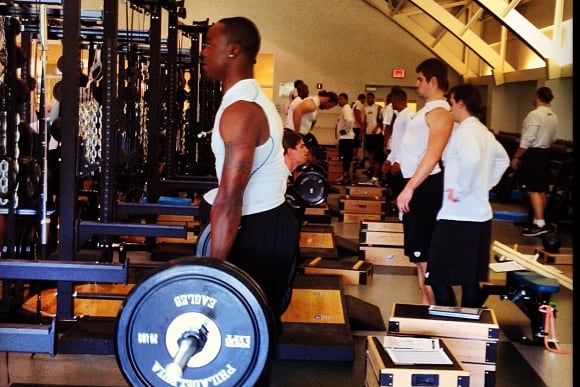 Jeremy Maclin Working out in Preparation for Next Season