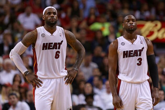 Wade, LeBron and Chalmers out vs. Knicks