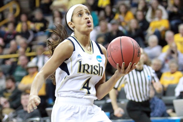 Notre Dame's Diggins Joins Baylor's Griner on AP All-America Team
