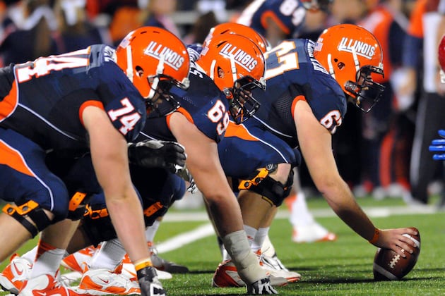Illini Offensive Line Adjusting to Cubits Up-Tempo Pace