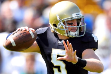 Multiple SEC Schools Have Reportedly Contacted Ex Notre Dame QB Gunner Kiel