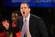 NEW YORK, NY - MARCH 13: head coach Mike Rice of the Rutgers Scarlet Knights shouts instructions to his team against Notre Dame Fighting Irish during the second round of the Big East Tournament at Madison Square Garden on March 13, 2013 in New York City. (Photo by Al Bello/Getty Images)