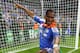 MUNICH, GERMANY - MAY 19: Didier Drogba of Chelsea celebrates with the trophy after their victory in the UEFA Champions League Final between FC Bayern Muenchen and Chelsea at the Fussball Arena München on May 19, 2012 in Munich, Germany. (Photo by Alex Livesey/Getty Images)