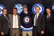 PITTSBURGH, PA - JUNE 22: Jacob Trouba, ninth overall pick by the Winnipeg Jets, poses on stage with Jets representatives during Round One of the 2012 NHL Entry Draft at Consol Energy Center on June 22, 2012 in Pittsburgh, Pennsylvania. (Photo by Bruce Bennett/Getty Images)
