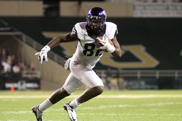 Former TCU Receiver Boyce Visits Cowboys