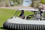 Check Out Bubba Watson's Amazing Hovercraft Golf Cart