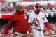Apr 1, 2013; Cincinnati, OH, USA; Cincinnati Reds left fielder Ryan Ludwick (48) is taken off of the field after injuring his shoulder during the third inning against the Los Angeles Angels at Great American Ball Park. Mandatory Credit: Frank Victores-USA TODAY Sports