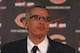 LAKE FOREST, IL - JANUARY 17: General manager Phil Emery of the Chicago Bears explains his choice of Marc Trestman to be the new head coach of the Bears at Halas Hall on January 17, 2013 in Lake Forest, Illinois. (Photo by Jonathan Daniel/Getty Images)