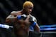 August 11, 2012; Denver, CO, USA; Melvin Guillard fights Donald Cerrone (not pictured) during UFC 150 at the Pepsi Center. Mandatory Credit: Ron Chenoy-USA TODAY Sports