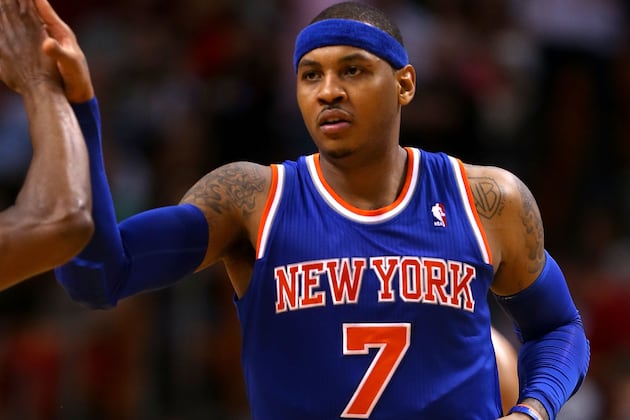 Red-Hot Melo Goes for 40 in Knicks Win over Hawks