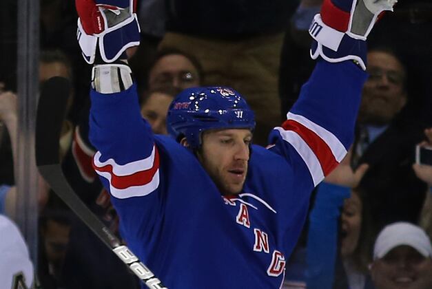 Clowe, Brassard Shine in Debuts for Rangers