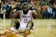 HOUSTON, TX - MARCH 24: James Harden #13 of the Houston Rockets reacts to a hard foul during the game against the San Antonio Spurs at Toyota Center on March 24, 2013 in Houston, Texas. NOTE TO USER: User expressly acknowledges and agrees that, by downloading and or using this photograph, User is consenting to the terms and conditions of the Getty Images License Agreement. (Photo by Scott Halleran/Getty Images)