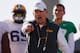 BATON ROUGE, LA - OCTOBER 30: LSU Tigers head coach Les Miles during practice on October 30, 2012 at the LSU Athletic Building in Baton Rouge, Louisiana. (Photo by Chris Graythen/Getty Images)