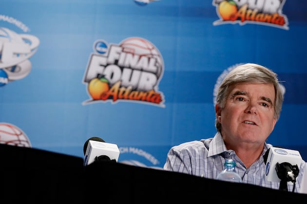Emmert Defends Record During Contentious Briefing