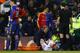 LONDON, ENGLAND - APRIL 04: Gareth Bale of Tottenham Hotspur receives treatment as he lies injured on the pitch during the UEFA Europa League quarter-final first leg between Tottenham Hotspur FC and FC Basel 1893 at White Hart Lane on April 4, 2013 in London, England. (Photo by Paul Gilham/Getty Images)