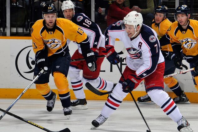 Blue Jackets 3, Predators 1