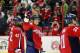 Apr 4, 2013; Washington, DC, USA; Washington Capitals left wing Alex Ovechkin (8) celebrates after the Capitals' game against the New York Islanders at Verizon Center. The Capitals won 2-1 in a shootout. Mandatory Credit: Geoff Burke-USA TODAY Sports