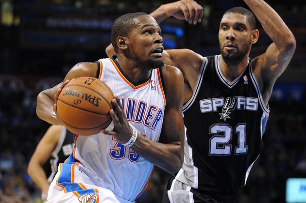 Thunder 100, Spurs 88