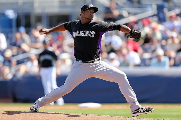 Rockies' Edgmer Escalona, Juan Nicasio Have Dust-Up During Warmups