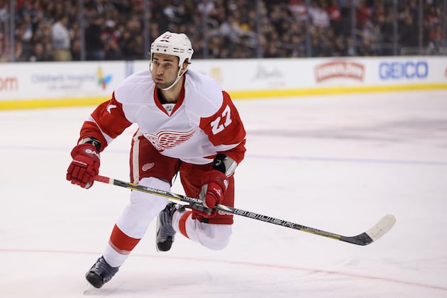 After Nine-Game Absence, Quincey (facial Fracture) Back in Wings Lineup